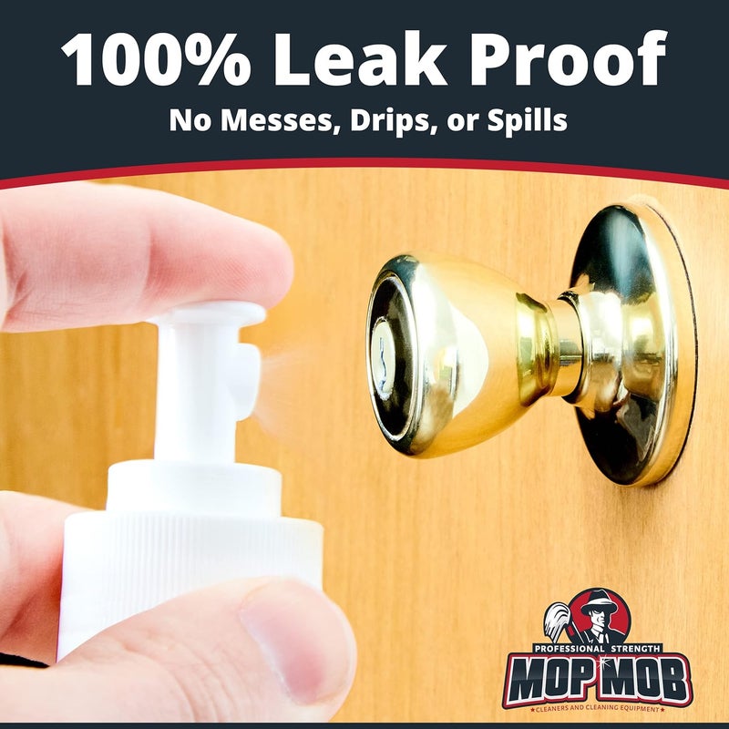 Mop Mob Leak Proof Fine Mist Spray Head 6 Pk. Plunger Sprayer Replacement Cap for Large Bottles, BPA-free 24/410 Thread Fingertip Pump Mister Top with 9.25 in. Tube for Home, Cleaning, Beauty + Hair Care - Image 2